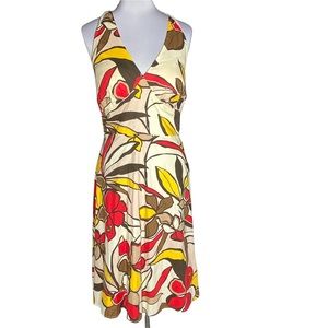 R & K Originals Floral Halter Dress New Size 16